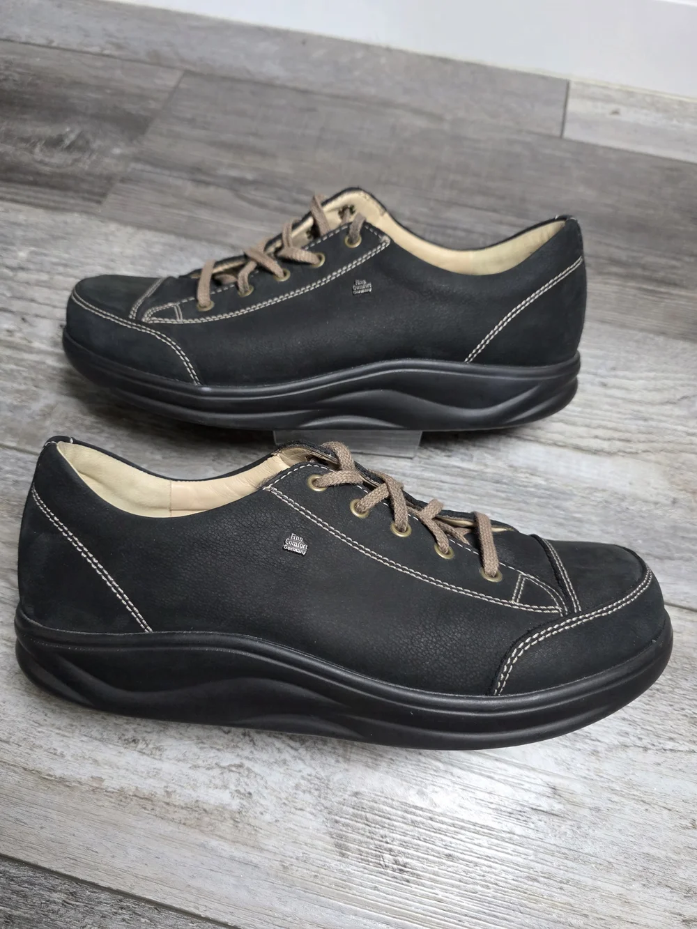 Finn Comfort Ikebukuro Nubuck Casual Oxford Shoes Made In Germany Sz 6.5